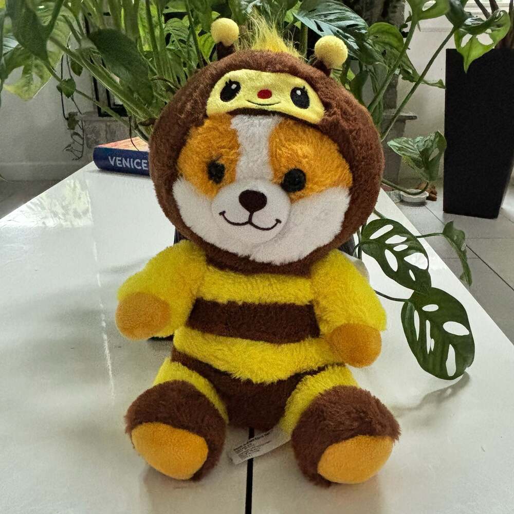 Peek-A-Boo Toys Disguisimals 'Benny' The Corgi In Bumble Bee Costume 10" Plush